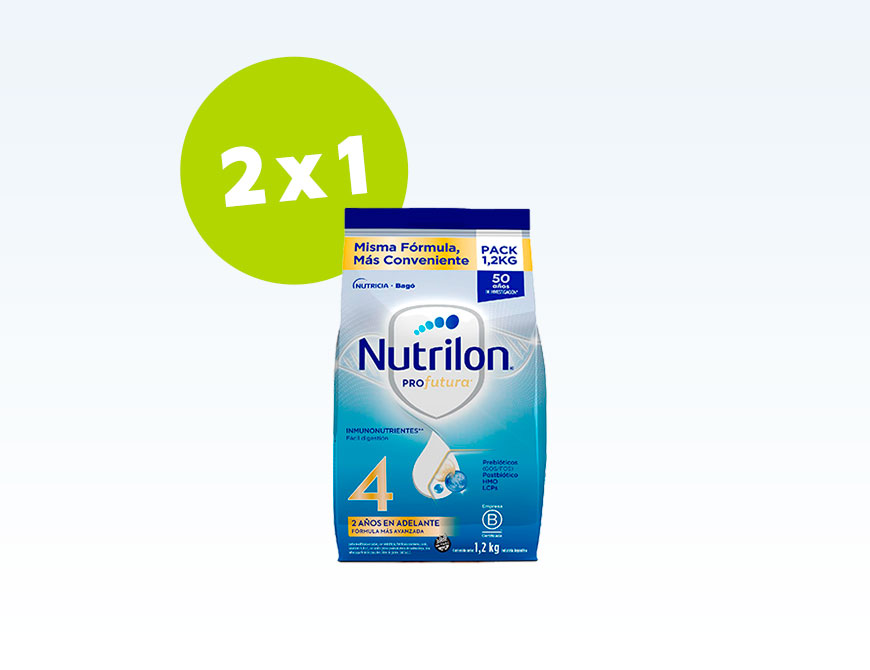 Nutrilon 3 y 4 x 1,2 kg