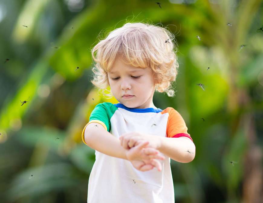 Correcto uso de repelentes de mosquitos en niños